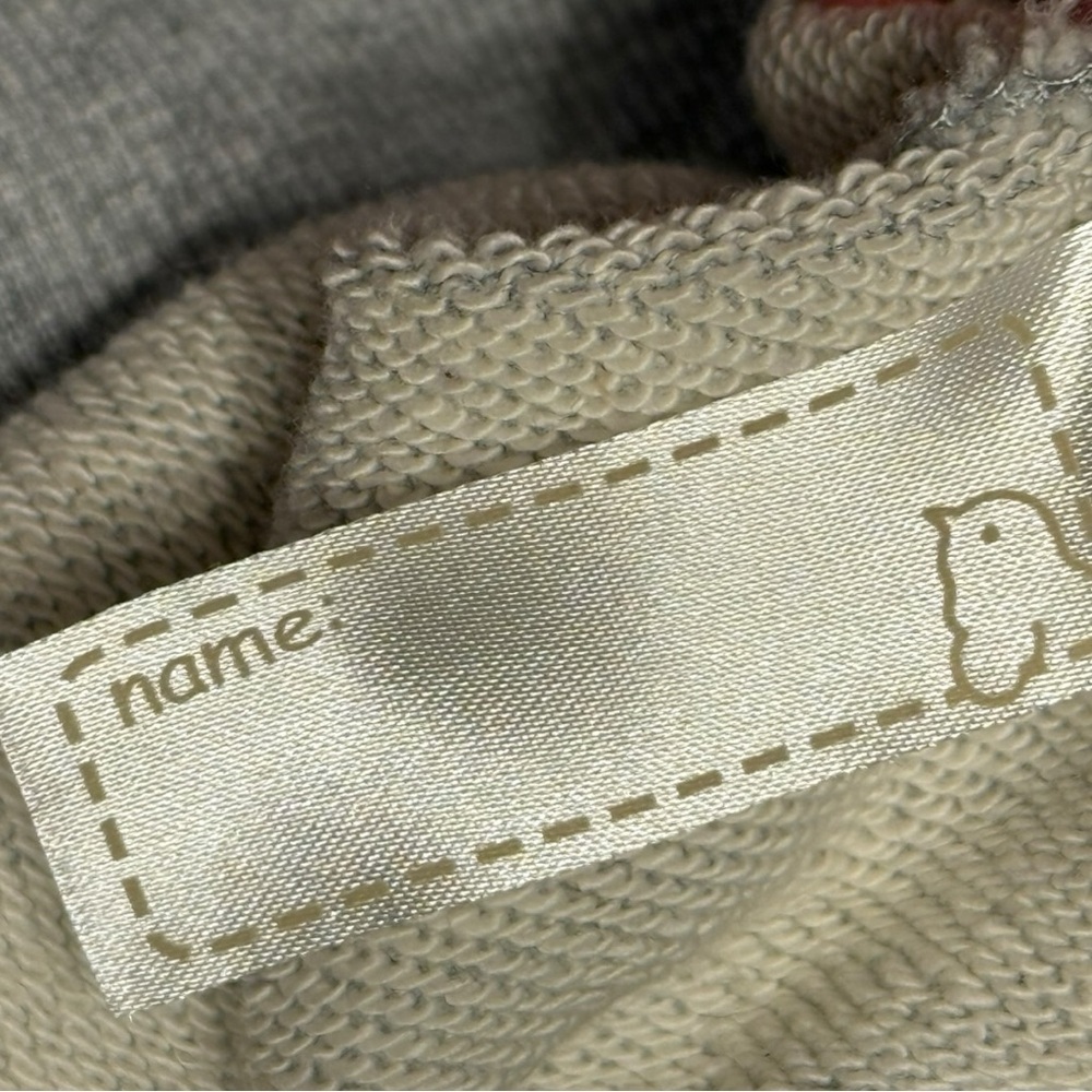 Chicks Girls 10/12 Gray Ruffle Hem Sweatshirt Bird Heart Print Crewneck - Picture 4 of 5